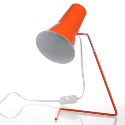 Oranžová stolní lampa DRUPOL č. 21616: Ikona v bruselském stylu