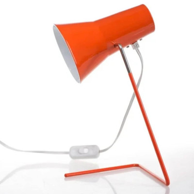 Oranžová stolní lampa DRUPOL č. 21616: Ikona v bruselském stylu